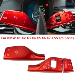 Car Steering Wheel Column Shift Cover Turn Signal Rod Trim For BMW X1 X2 X3 X4 X5 X6 X7 1/2/3/5 Series Interior Accessorie