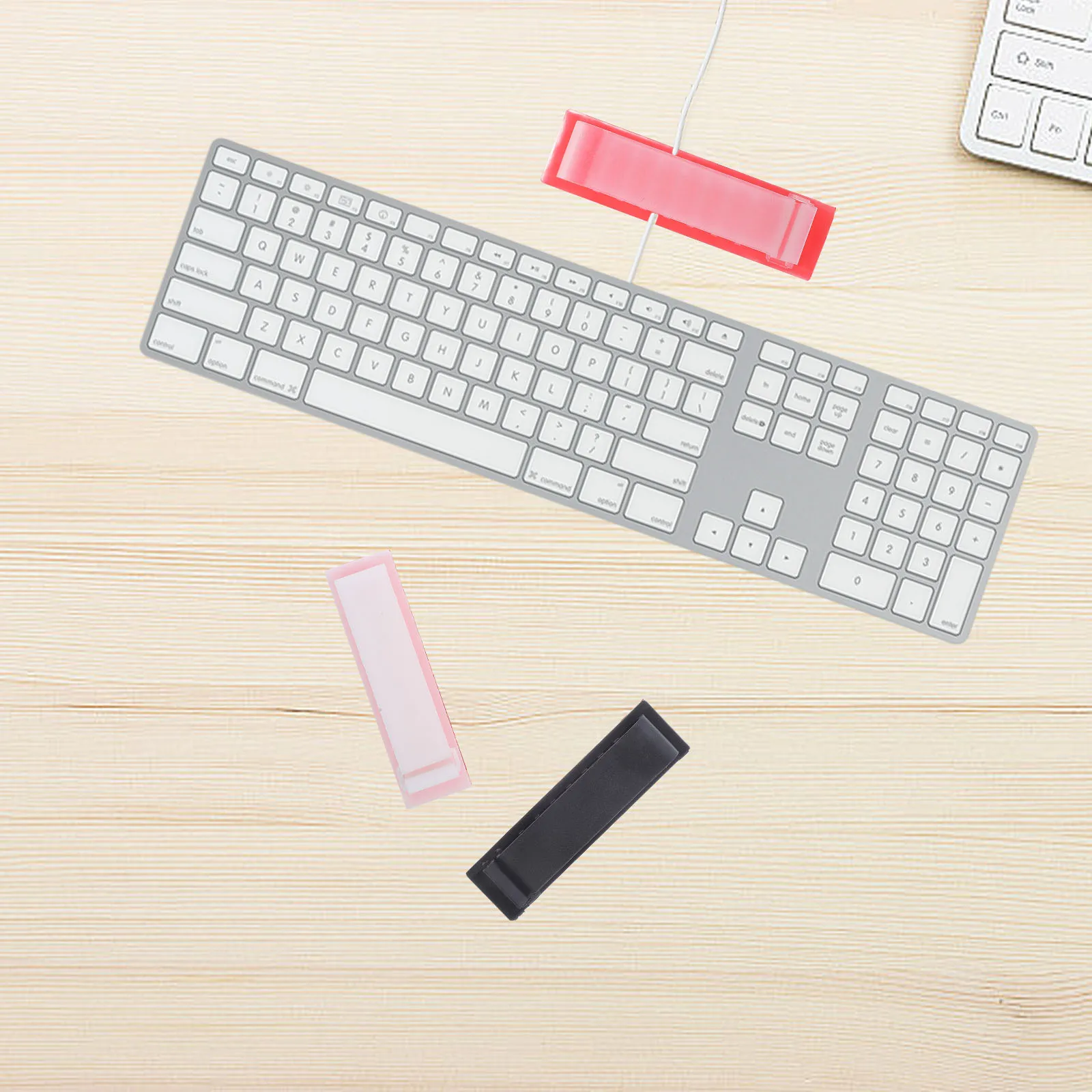 

6Pcs Wall Cable Organizer Clips Adhesive Cord Management Holders for Home Office USB Power Cables Cord Management