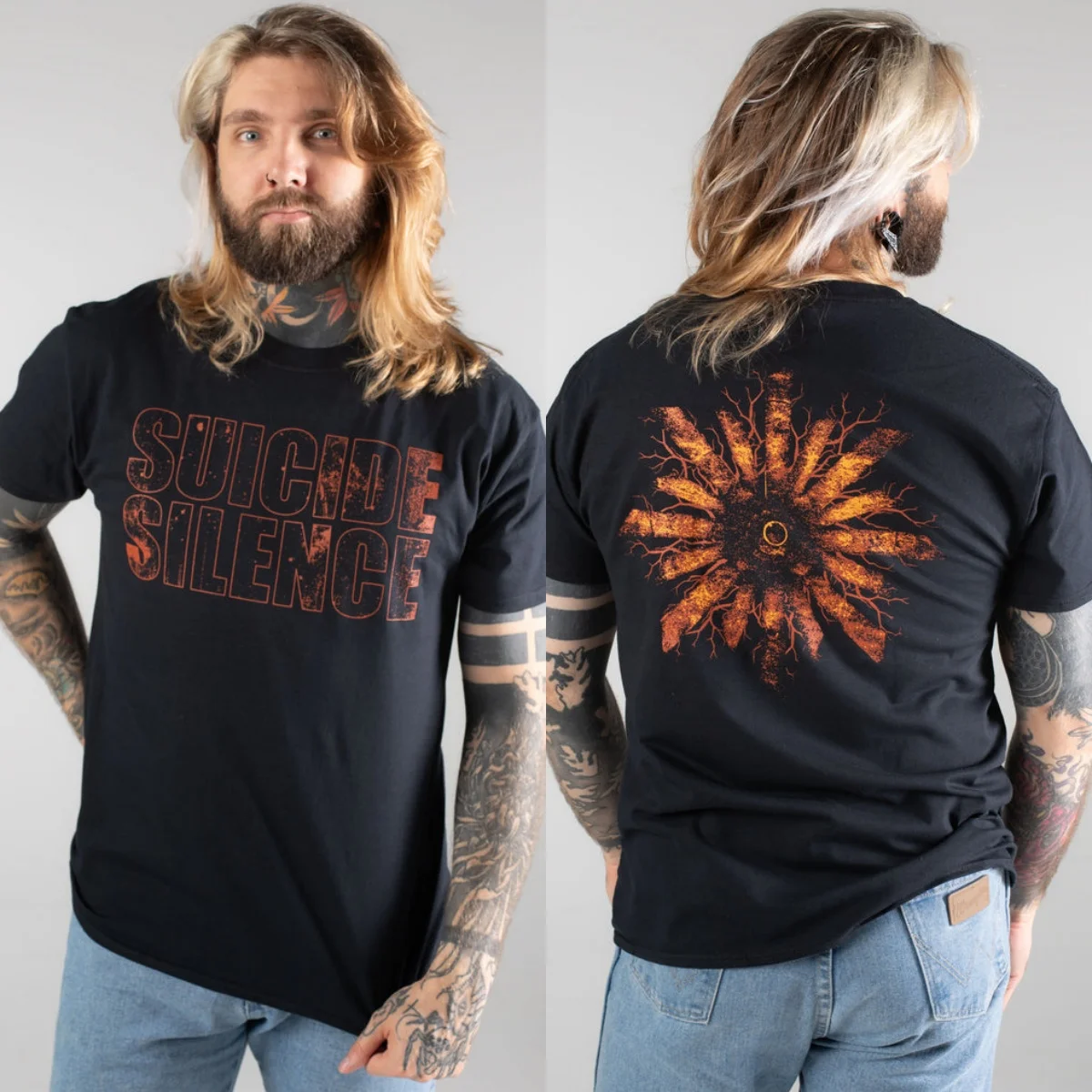 Fit Suicide Silence Graphic Cotton T-shirt Unisex Summer Short Sleeve Fashion Brand Tee Luxury Casual Vintage Tees view 6