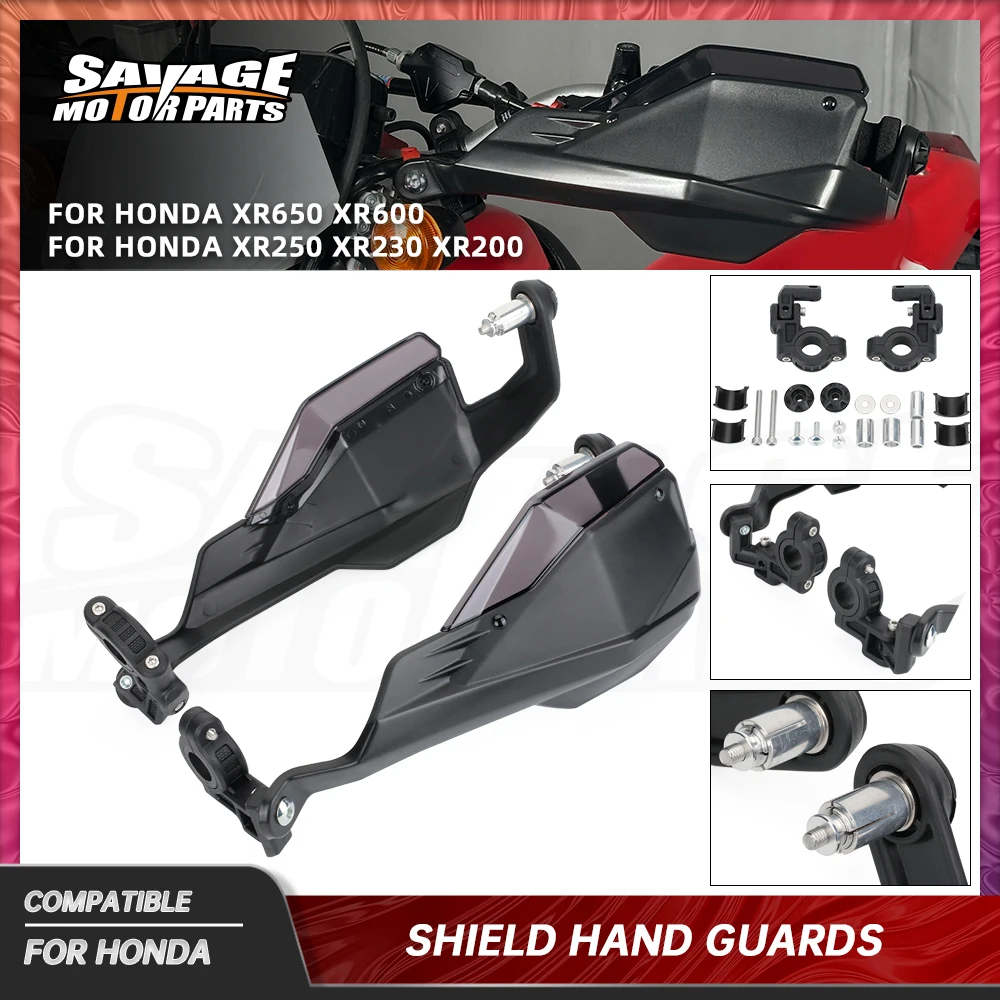 Motorcycle Handguards For Honda XR200R XR230 XR250 XR400 XR600 XR650 1991-2024 Accessories Hand Guard Handguard Shield Windproof