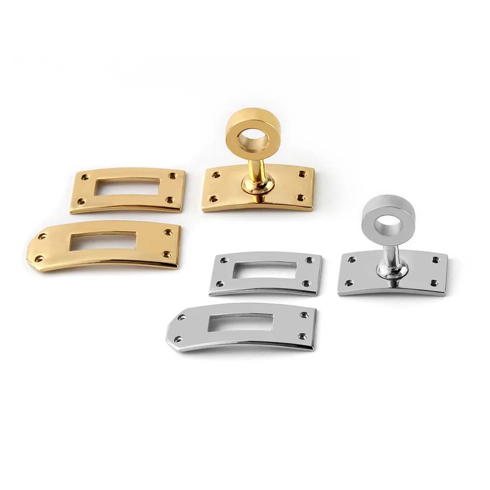 1/3/5Sets Stainless Steel 47x16mm,33x13mm Metal Bag Belt Lock Buckle For Kelly Bracelet Necklace Handbag Purse Parts Accessories