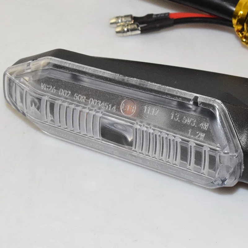 WAASE E-Mark Turn Signals Blinker Indicator LED Light Lamp For Honda CB500X CB500F CBR500R CB650R CBR650R 2019 2020 2021 2022