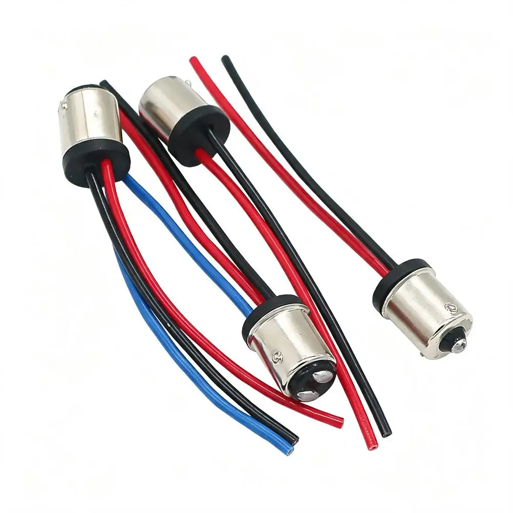 Auto Lamp Socket Adapter Socket Connector 1156 1157 BA15S Male Plug Extended Wire Use For Car Reversing Lamp view 2