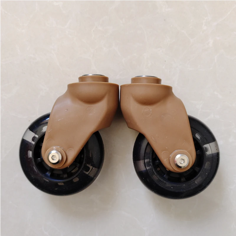 Thiened fourche avant et arrière accessoires de voiture pour enfants avec roues en polyuréthane porte-gobelet d'eau de frein tente de soleil Cuion