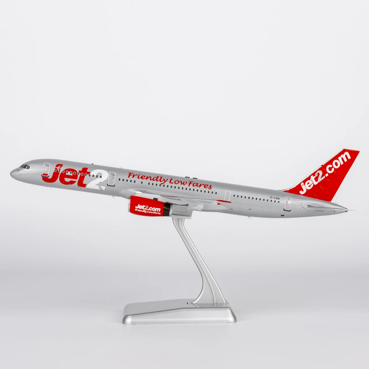 42052 Aereo da collezione in lega regalo NG Modello 1:200 Jet2.com Boeing B757-200 Diecast Aircraft Jet Model G-LSAI con supporto