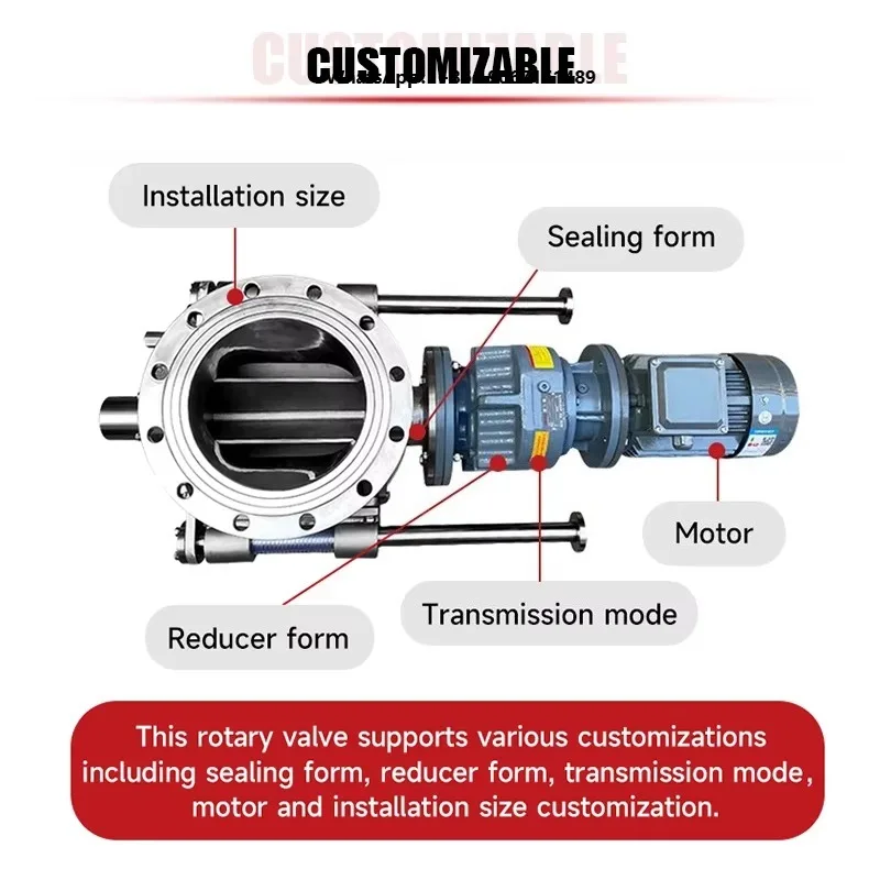 Manufacture Supplier  Rotary Valve with Adjusting Plate Stainless Steel Rotary Control Valve xyl