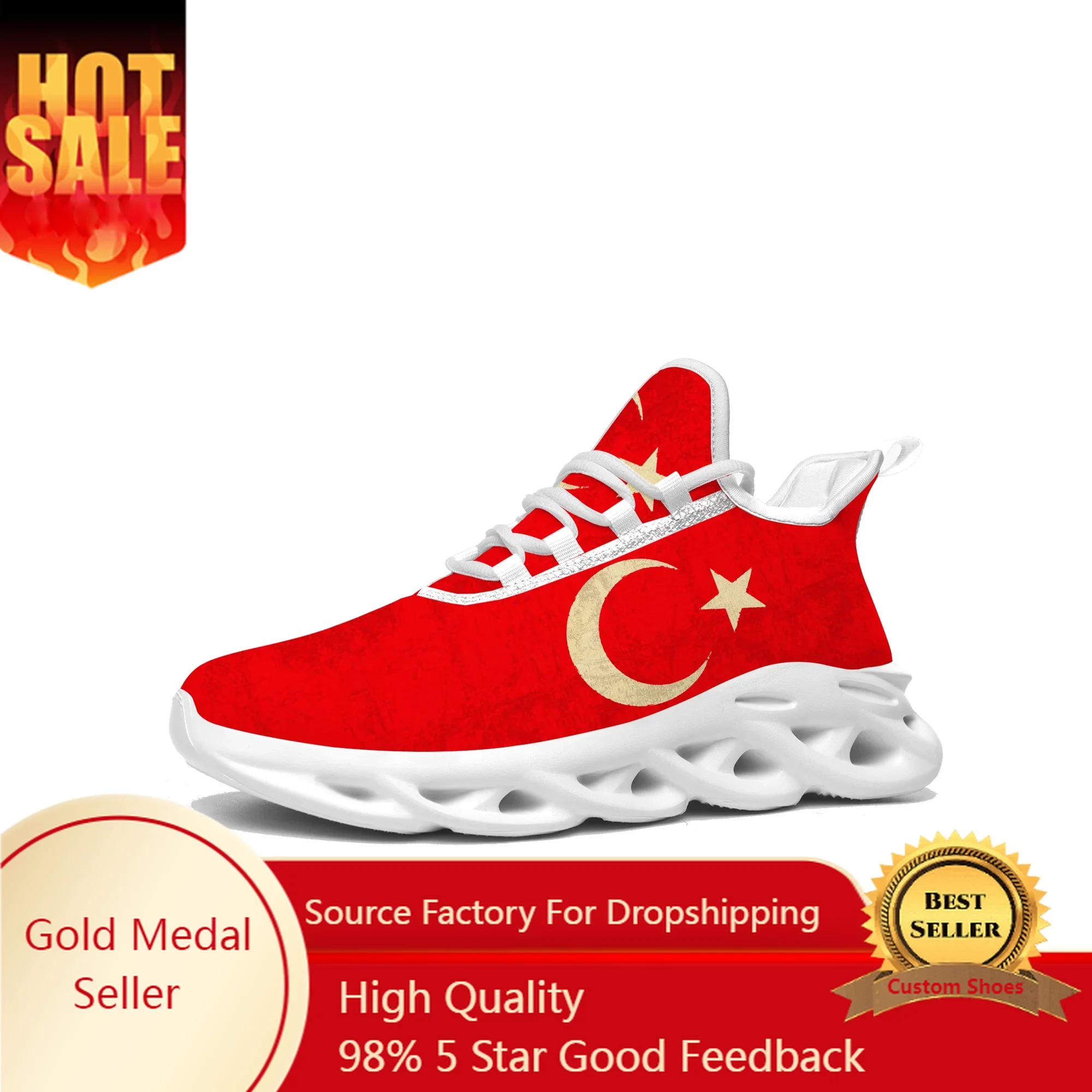 Turkish Flats Sneakers Mens Womens Turkey Pop Sports Running High Quality Sneaker Lace Up Mesh Footwear Tailor-made Shoe White