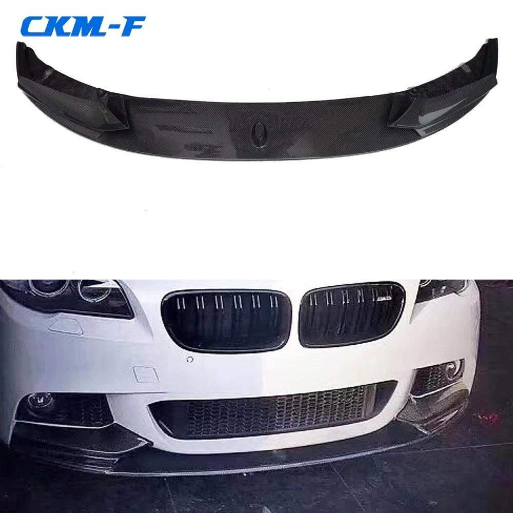 

Carbon Fiber Front Lip Spoiler Splitters for BMW 5 Series F10 520i 528i 530i 535i M-Tech 2012-2018 Head Bumper Chin Flaps Guard