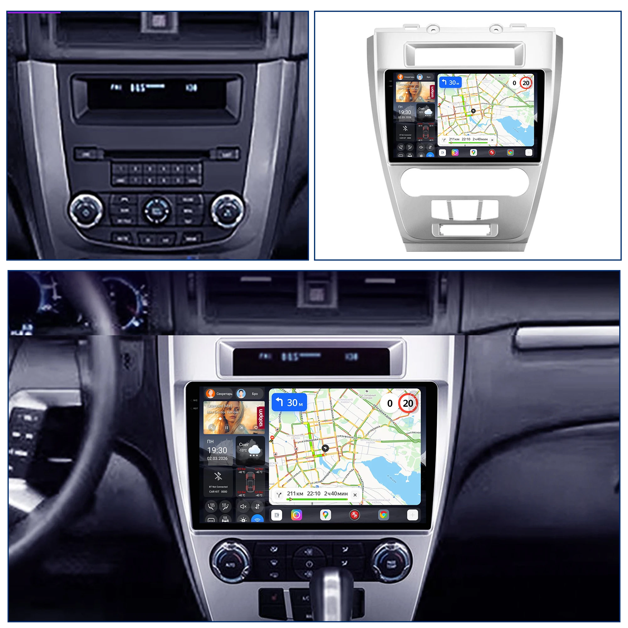 Redpower Katana 120W X 6CH Android Car Radio Player Screen for Ford Mondeo 2009 - 2012 CarPlay Bluetooth Hi-Fi