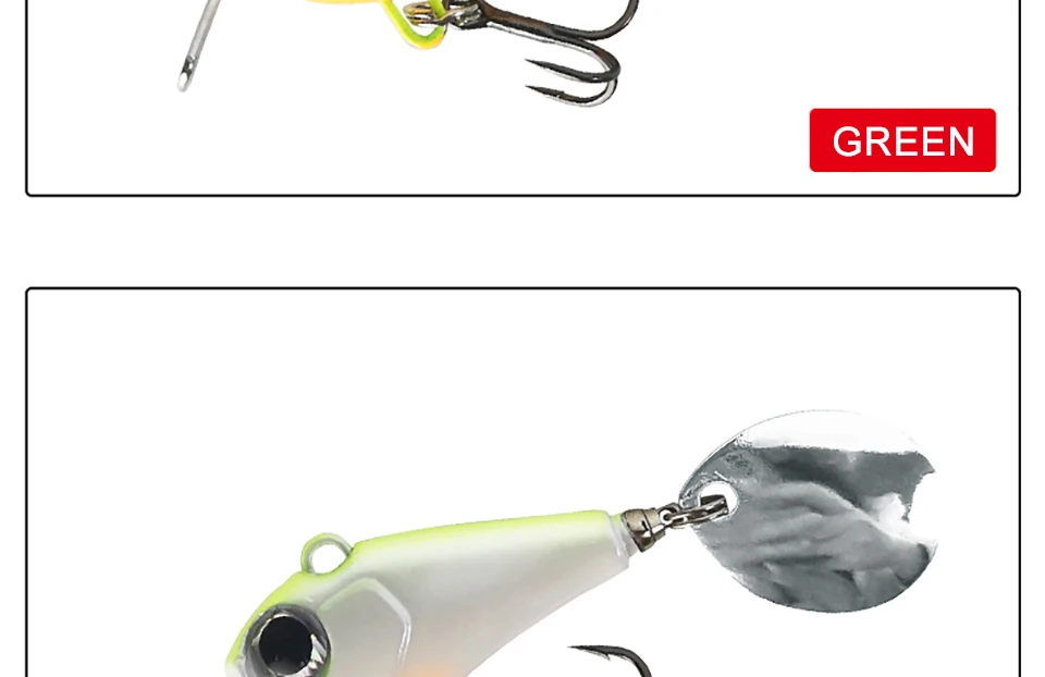WALK FISH 15 g 3,3 cm VIB Angelköder Little Star Rotierende Pailletten Micro-Objekt Little Bean Cyclone Crankbait Fly Japan Fishing – Detail 14