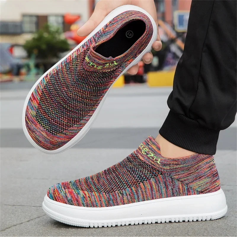 

Summer Wide Toe Sneakers For Men Women Knit Breathable Running Shoes Platform Casual Sneakers Unisex Comfy Wen's Sports Shoes