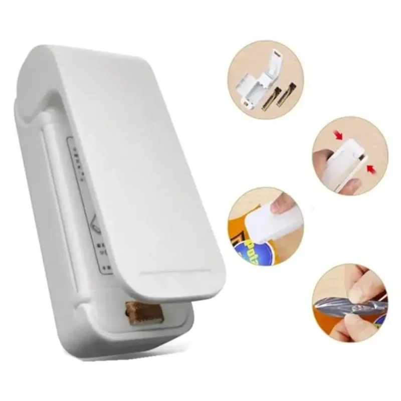

Mini Bag Sealer Portable Food Vacuum Sealer Bag Sealer Heat Heat Household Machine for Plastic Bags