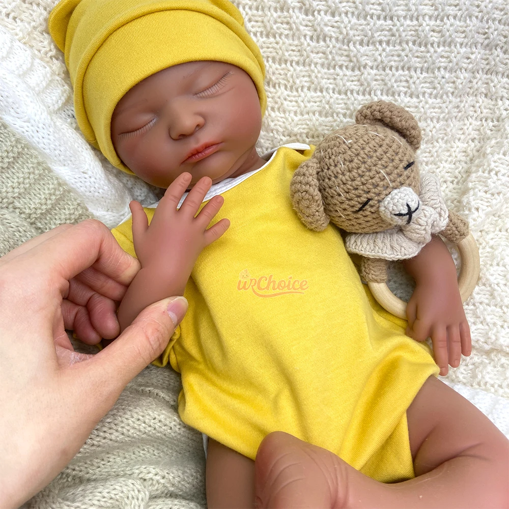 18 inch open mond meisje therapeutische herboren siliconen babypop handgemaakte levensechte waterdichte pop voor ouderen met verloren kinderen