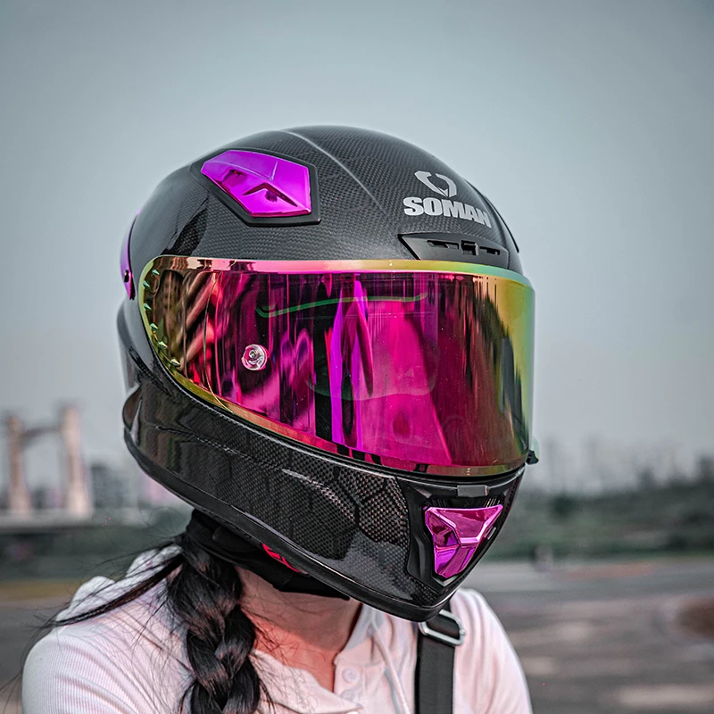 SOMAN-accesorios Para casco de motocicleta, visera completa, gafas antiarañazos, protector contra el viento, SM961, X7, X8