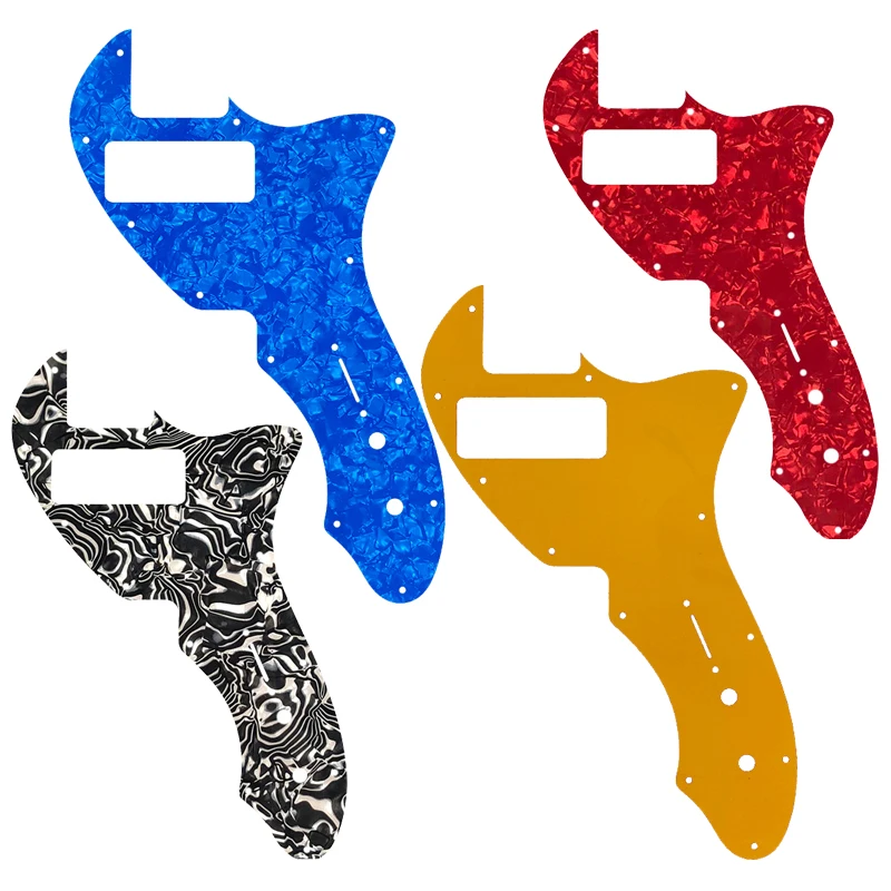 

Pleroo Custom Guitar Parts - For Tele 69 Thinline Guitar Pickguard Scratch Plate With P90 Humbucker Multi Color Choice