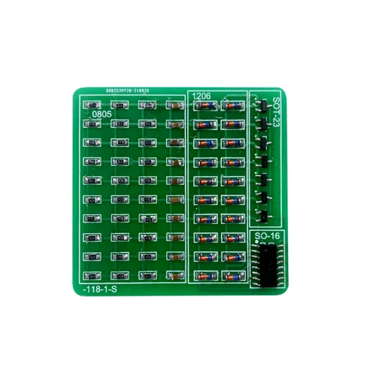 1PCS YH-118 DIY 68 Small surface mount electronic component Soldering Practice Board Skills Training Kit DIY Loose Parts