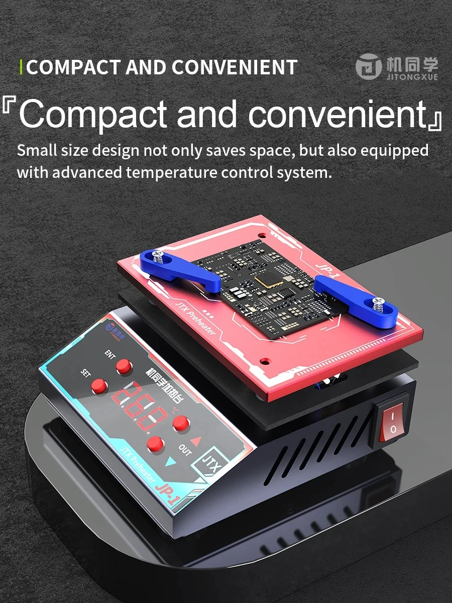 JTX JP-1 300W Universal Preheating Platform For iPX-16PM PCB Motherboard Layered Plant Tin Sodering Gule Remove Repair Station