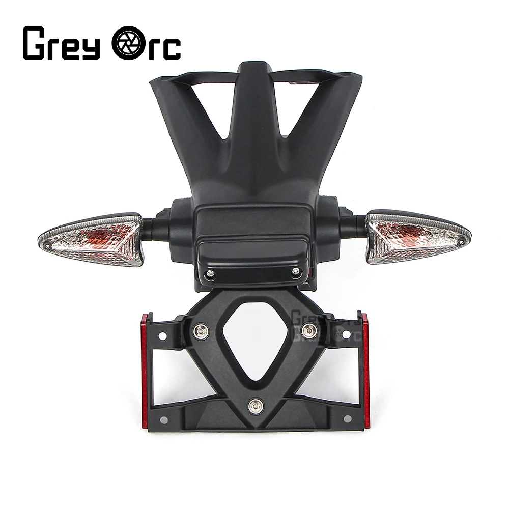

Motorcycle Black ABS Plastic License Plate Holder Rear Mudguard Fender For BMW S1000RR 2008-2018 S1000R 2013-2016 2013 2014 2015