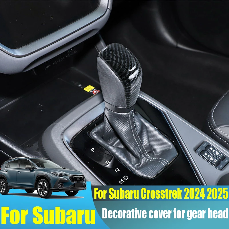 

Modified gear head decorative cover protective cover car interior accessories ABS material For Subaru Crosstrek 2024 2025