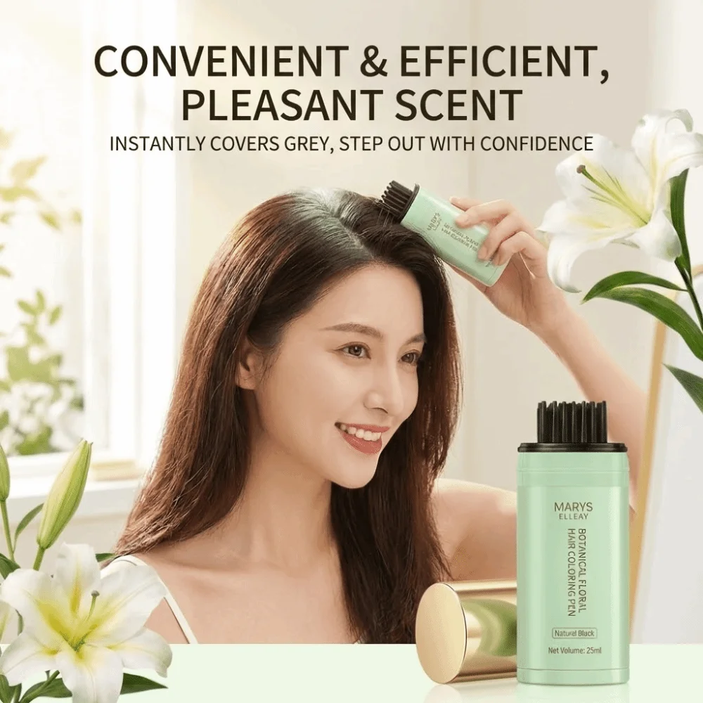 

Одноразовая расческа-краска для волос: точное нанесение, смываемая, временная, для закрашивания седины, стойкая, для вечеринок