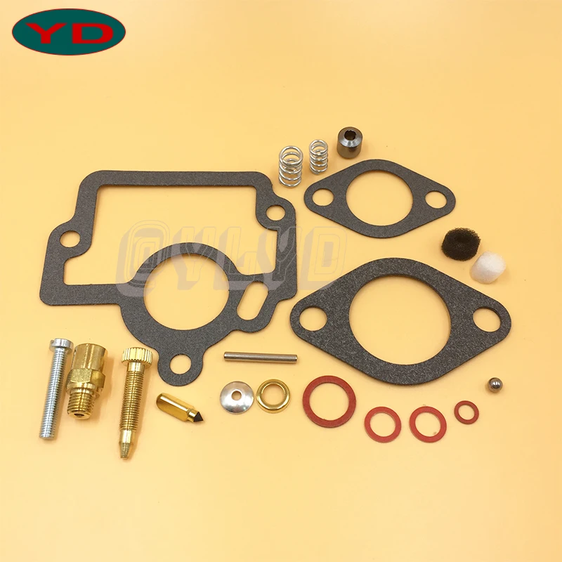 

Carburetor Repair Rebuild Kit For International Farmall IH H O4 W4 I4 HV Tracto For IH CARBS 45108D 45108DA 45108DB 45108DC