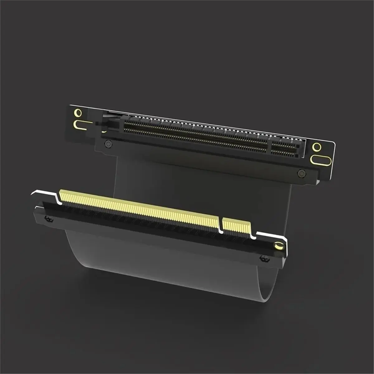 computer PCI-E Riser Cable Pci Express PC PCI-E 3.0 16X Extender Riser Cable 164PIN Graphics Card Bracket 90 Degree Full Speed