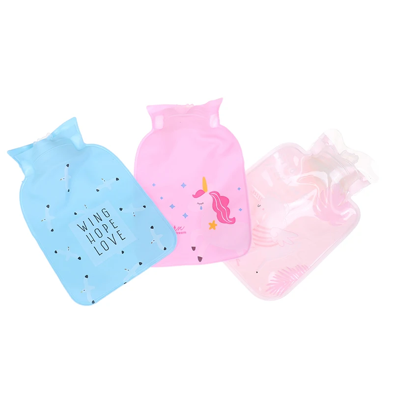 Portable Mini Small Cartoon Hot Water Bag Water Injection Storage Bag Hand Warm Water Bottle Cute Hot Water Bottles