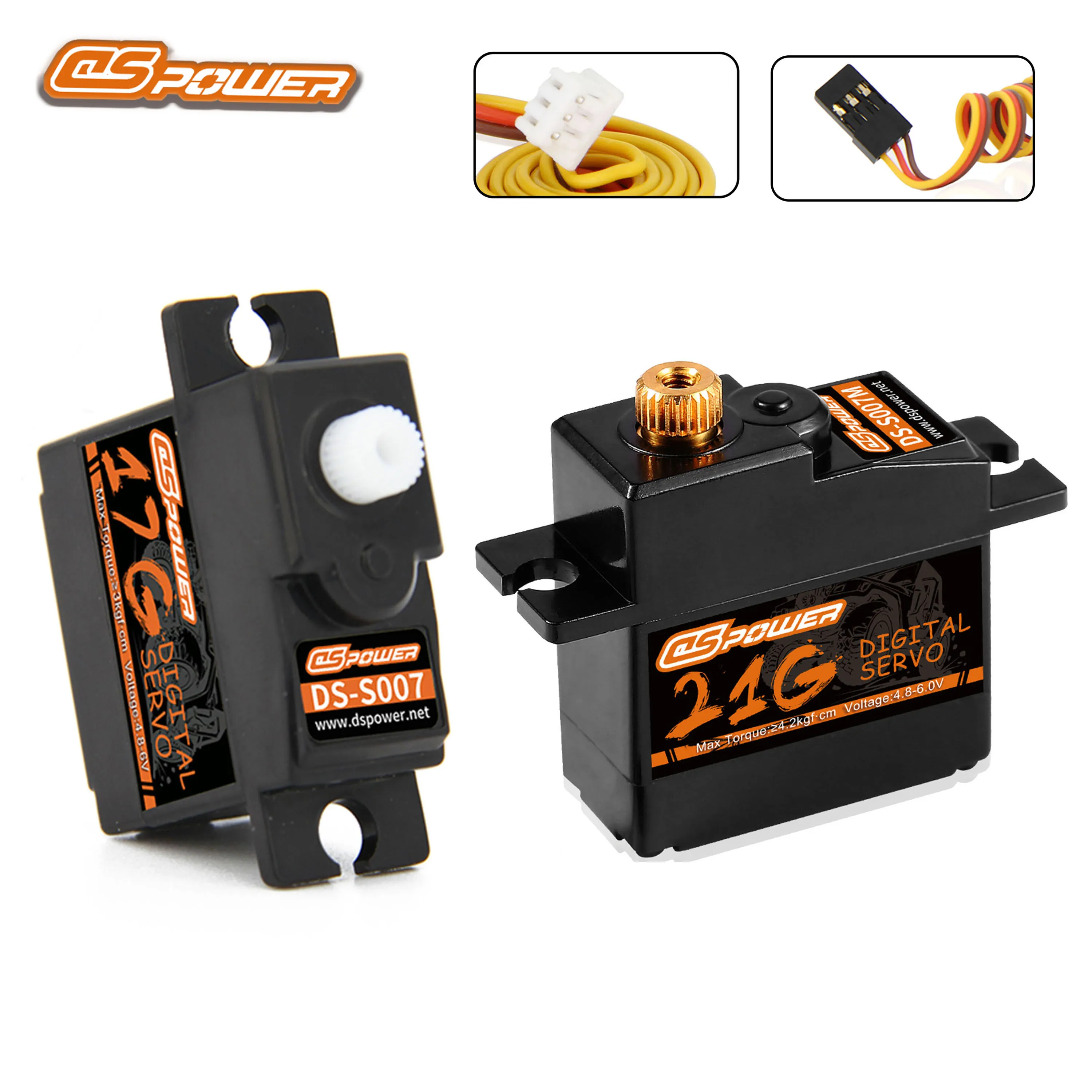 

DSPOWER 21g 17g Mini Digital Servo Motor for 1/12 1/14 Micro RC Car HYPER GO Wltoys 124018 144001 MN99S MN82 Plane Boat Robot