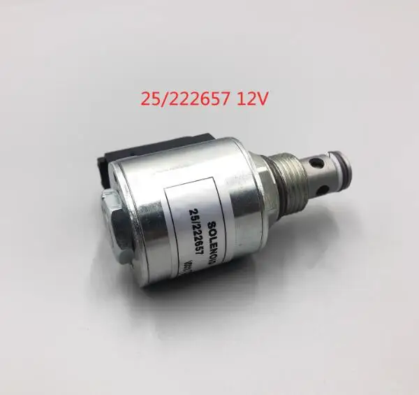 12V 25/222657 excavator parts suitable for JCB 3CX 4CX 5CX 214 215 217 444 solenoid valve assembly 25-222657 Backhoe loader