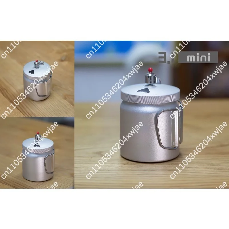Compact Aluminum Pressure Cooker Super Light Mini Pot Portable Cookware For Outdoor Camping Picnic Adventure