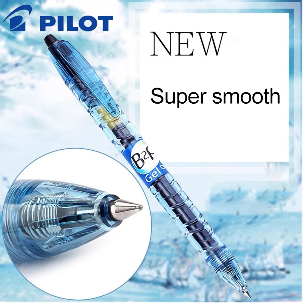 

3pcs Japanese PILOT Gel Pen Black Smooth Quick Drying 0.5mm Student B2P Large Capacity G2 Refill School Stationery