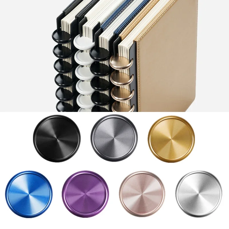 Fromthenon A4 Mushroom Holes Notebook Planner Organizer Cover Disc Ring Binding System Accessories Office & School Stationery