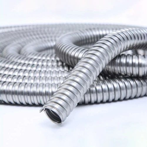 Imagen 2 del producto Diámetro 6-100mm 304 tubo corrugado de acero inoxidable Cable de línea conducto protege el tubo de manguera longitud 1-5 metros