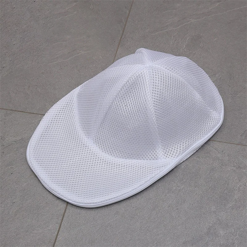 Hat Wash Protector Bag Baseball Cap Cleaner Laundry Bag Anti-deformation Hat Bag Washing Machine Mesh Bag Portable Laundry Bag