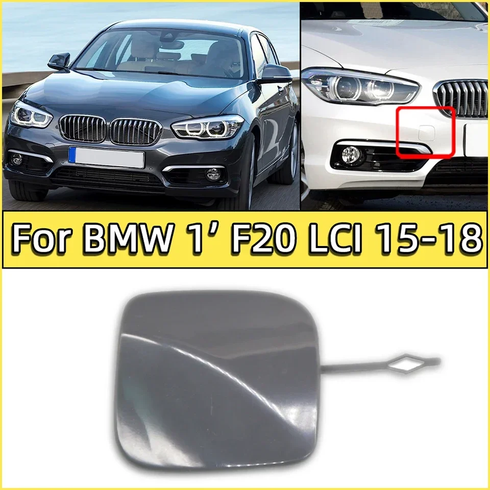 Front Bumper Towing Hauling Hook Eye Cover For 15-18 BMW 1 Series F20 F21 LCI 114d 116d 120d 120i 125d Hatchback 51117387170