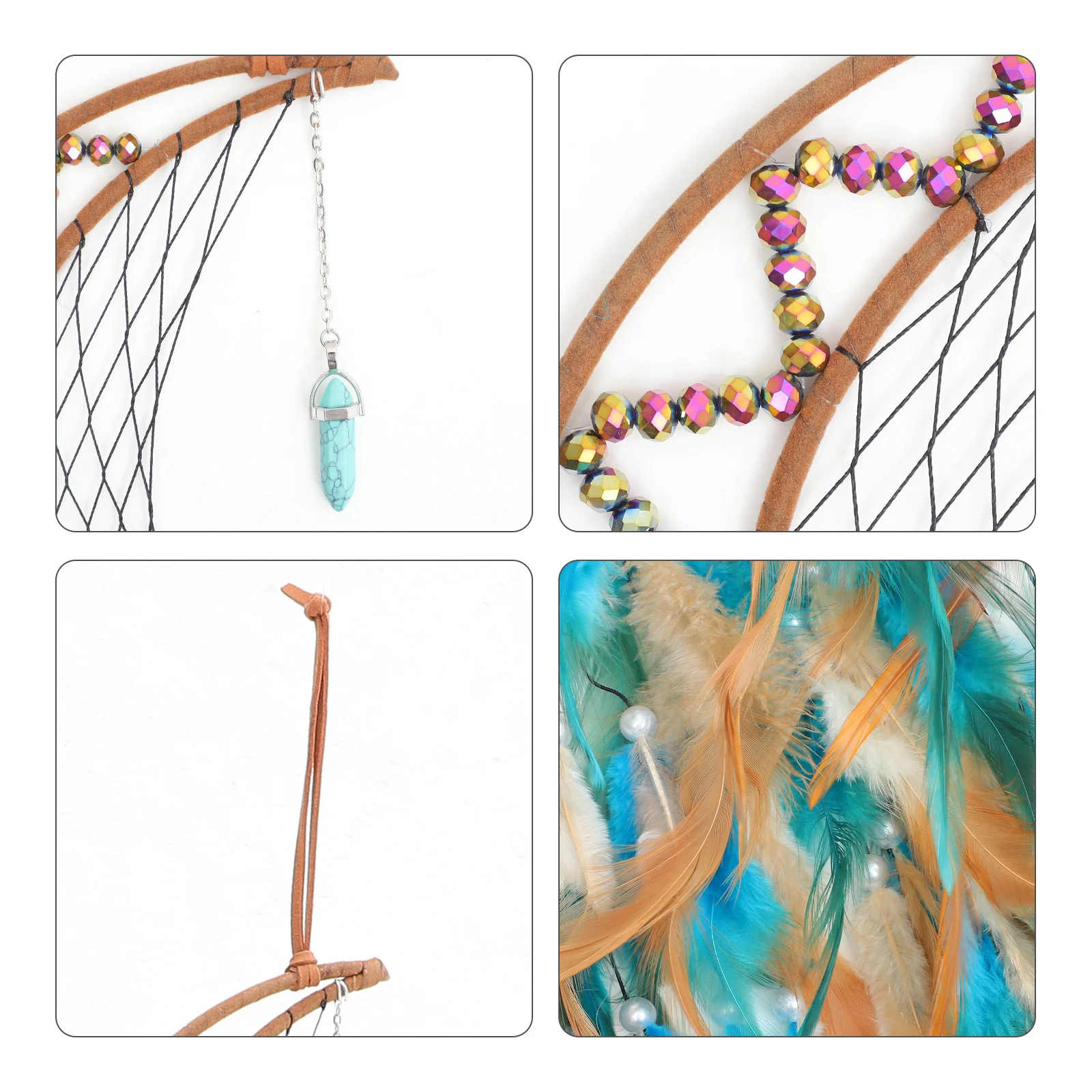 

Beautiful Moon Dream Catcher Wall Hanging Ornament for Bedroom Living Room Window Door Decoration Dream Catcher