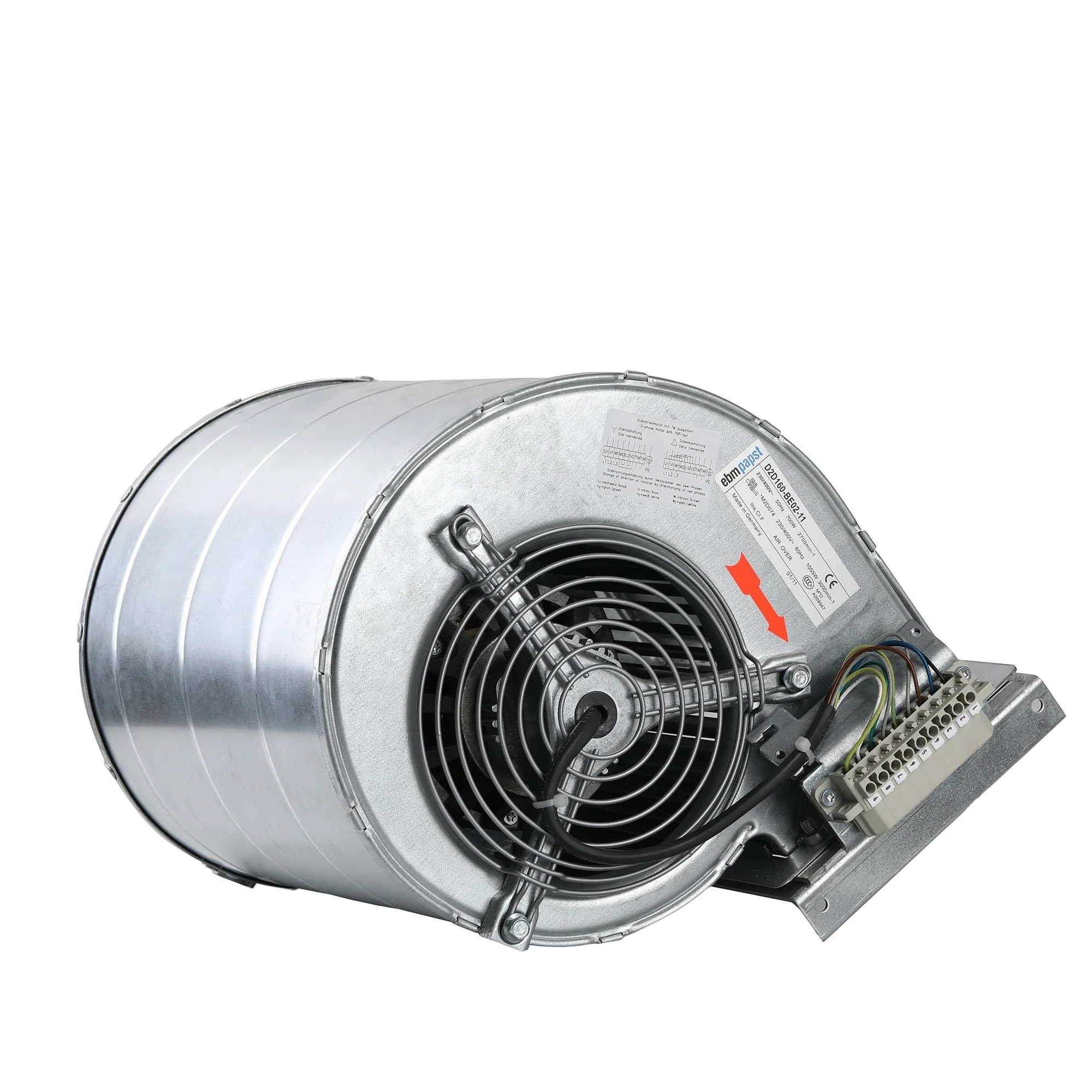 

Centrifugal Fan EBM-PAPST Type:D2D160-BE02-12 380V EBM FAN