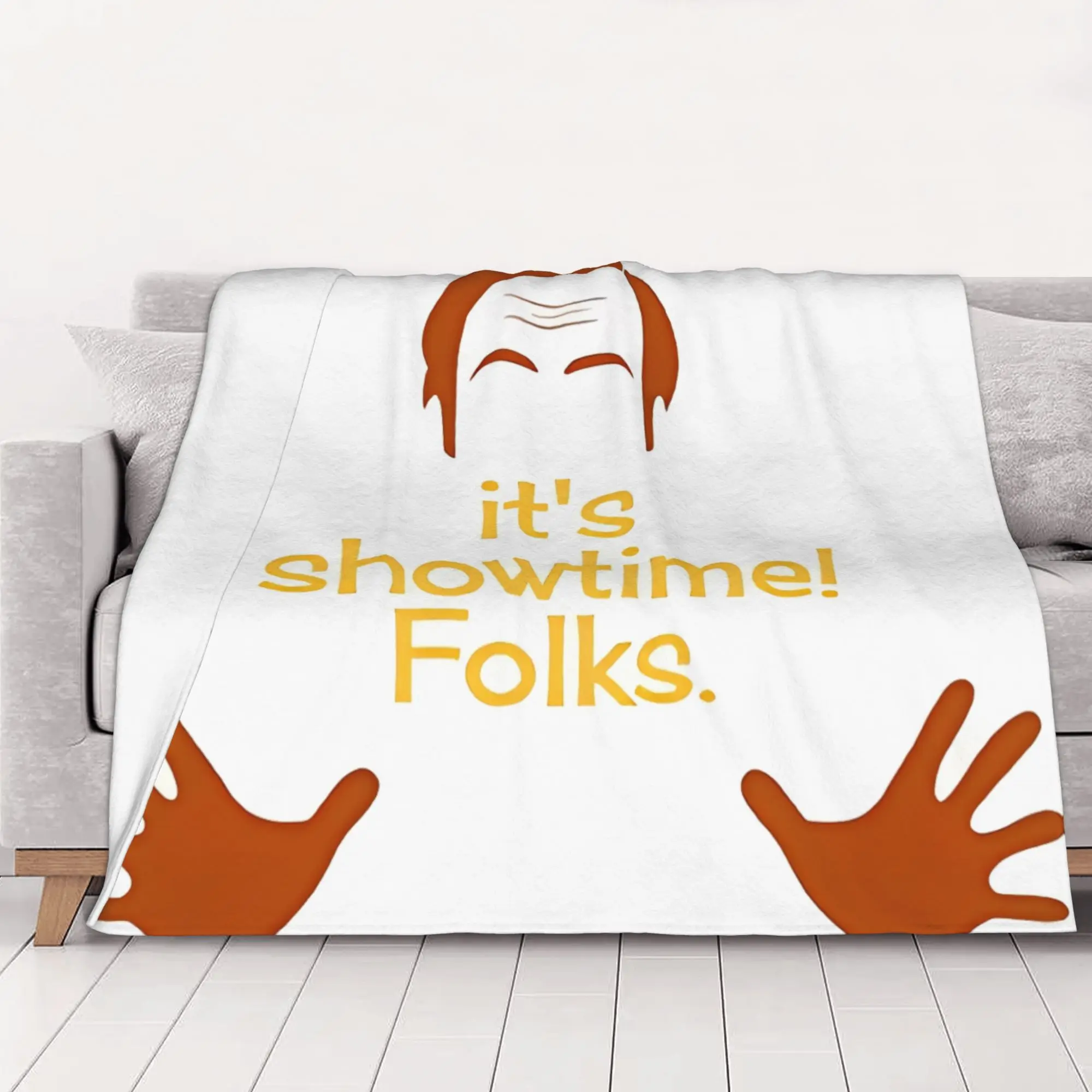 1PC home Cutecore It Is Showtime Folks Saul Goodman Blanket Super Cosy Plush Home Living Room Sofa halloween