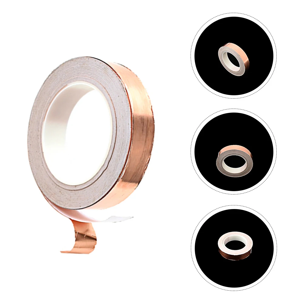

Pickup Accessories Copper Foil Tape for Bass Adhesive Shielding Wide Metal Electrical Guitar