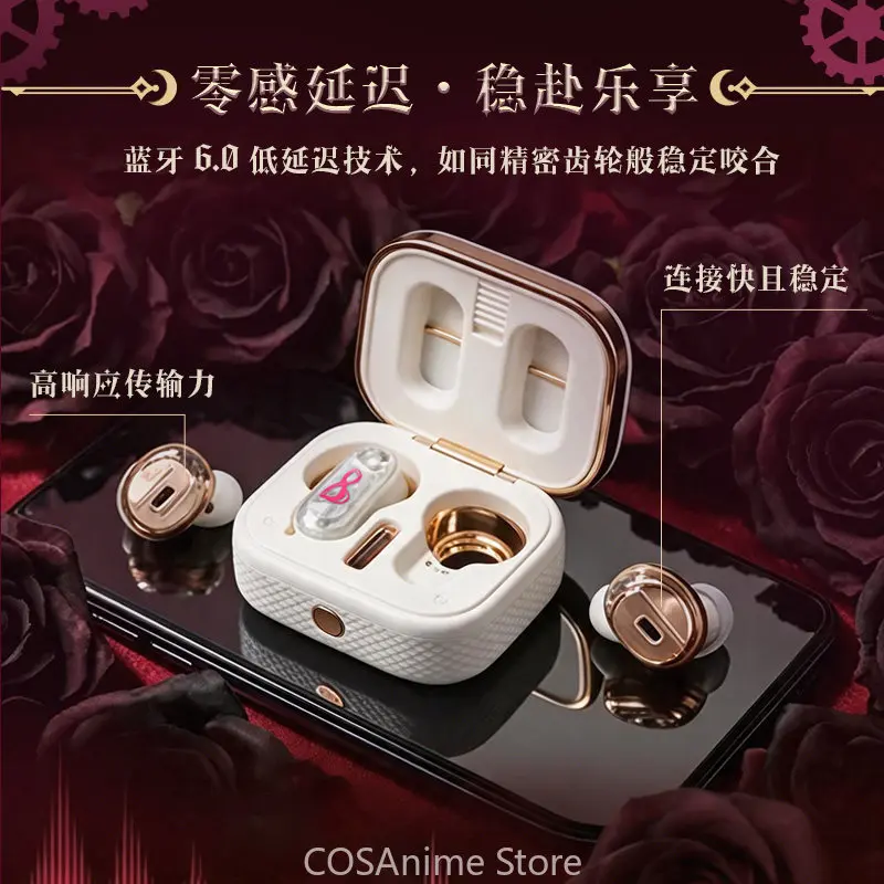 Ave Mujica Sakiko Togawa Anime Cosplay Fashion Ear-hook Bluetooth Headset Cartoon BlueTooths Earphone Headphones Xmas Gift