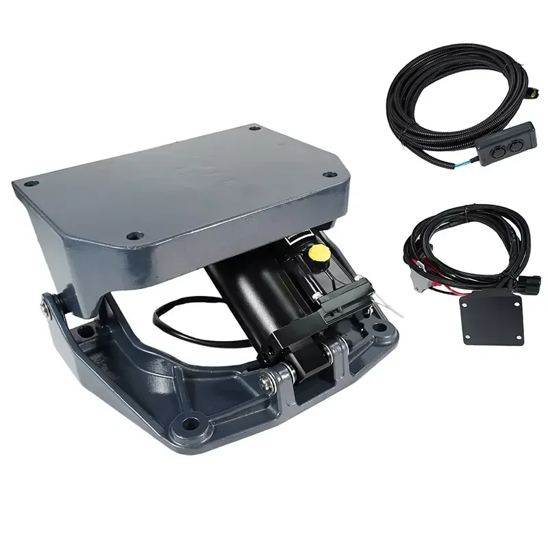 Upgraded 4-Stroke Marine Outboard 40-60HP Motor Steel Alloy Electric Power Tilt & Trim Jack Plate 2-Cylinder