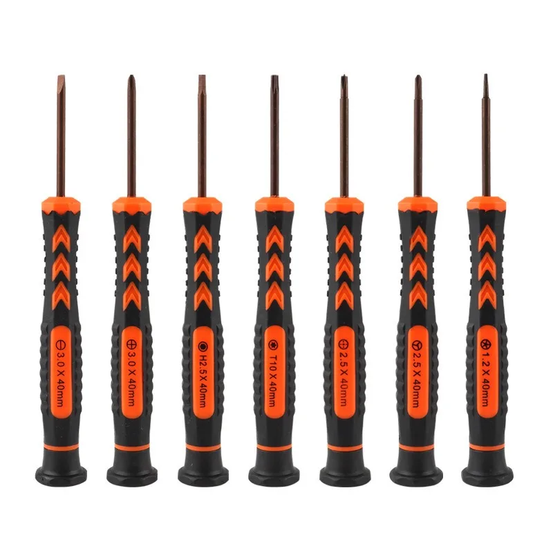 Multifunctional 7 in 1 Screwdriver Set Non-Slip Handle Precision Tools for Mobile Phone and Computer Disassembly
