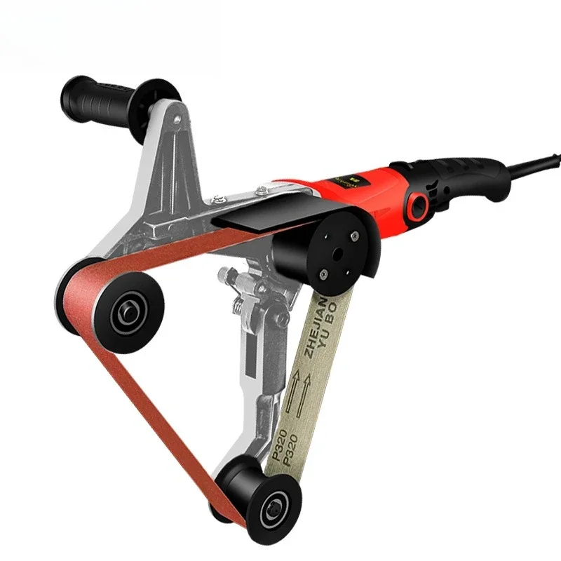 2026年式 ハンドヘルドステンレス鋼丸研磨機 電動ワイヤー描画機 小型外丸パイプ研磨機 金属錆除去 2