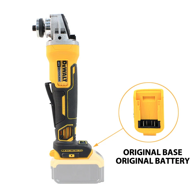 Dewalt DCG406 125MM Brushless Angle Grinder 9000RPM Cordless Cutting Machine Impact Polisher Machine 20V Rechargeable Power Tool