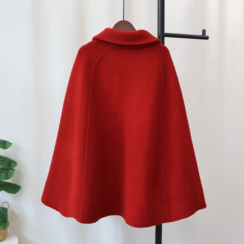 Chaqueta con lazo de fragancia pequeña para Mujer, prendas de vestir exteriores, Chaquetas sueltas de un solo pecho, Ponchos, otoño e invierno, 2024