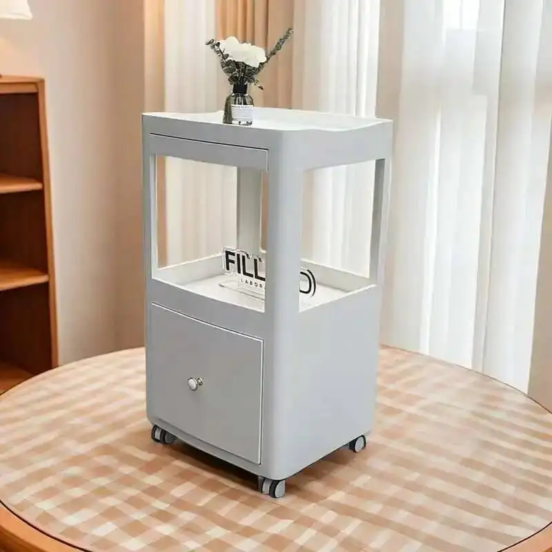 

Multifunction Nordic Rolling Shelf Creativity Cart Modern Designers Trolley Medical Hotel Salon Furniture Kosmetik Wagen FYST