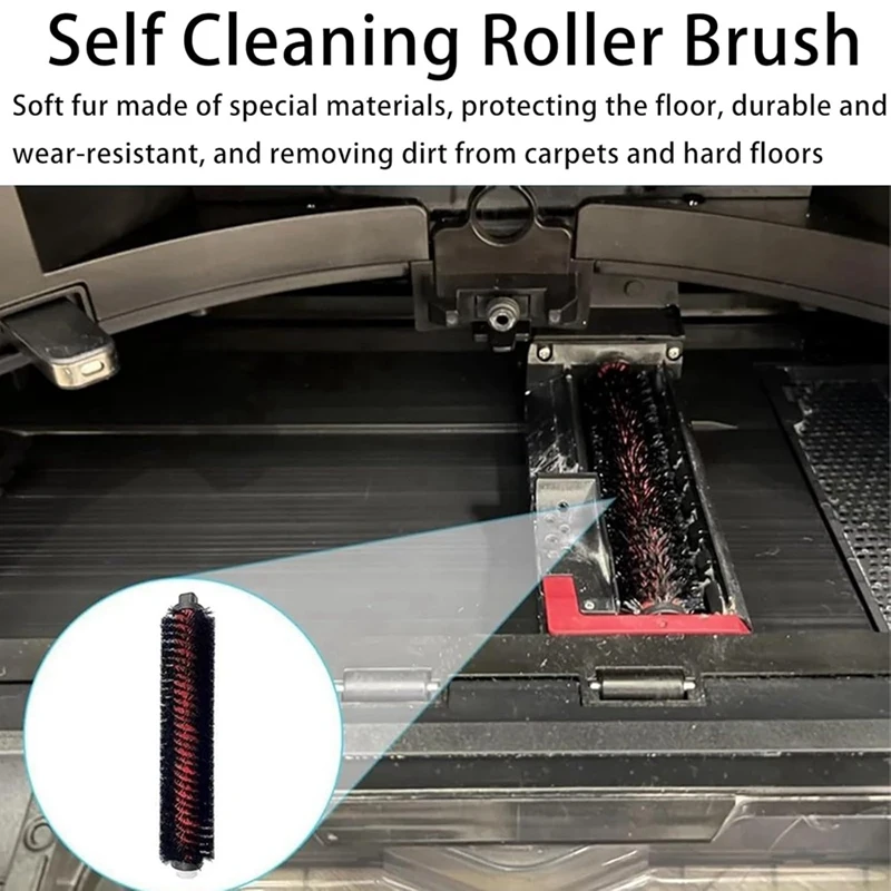 ل Roborock S8 Pro Ultra / S8 + روبوت فراغ قاعدة محطة تصفية المصارف استبدال أجزاء عالية السرعة حوض فرشاة التنظيف الذاتي