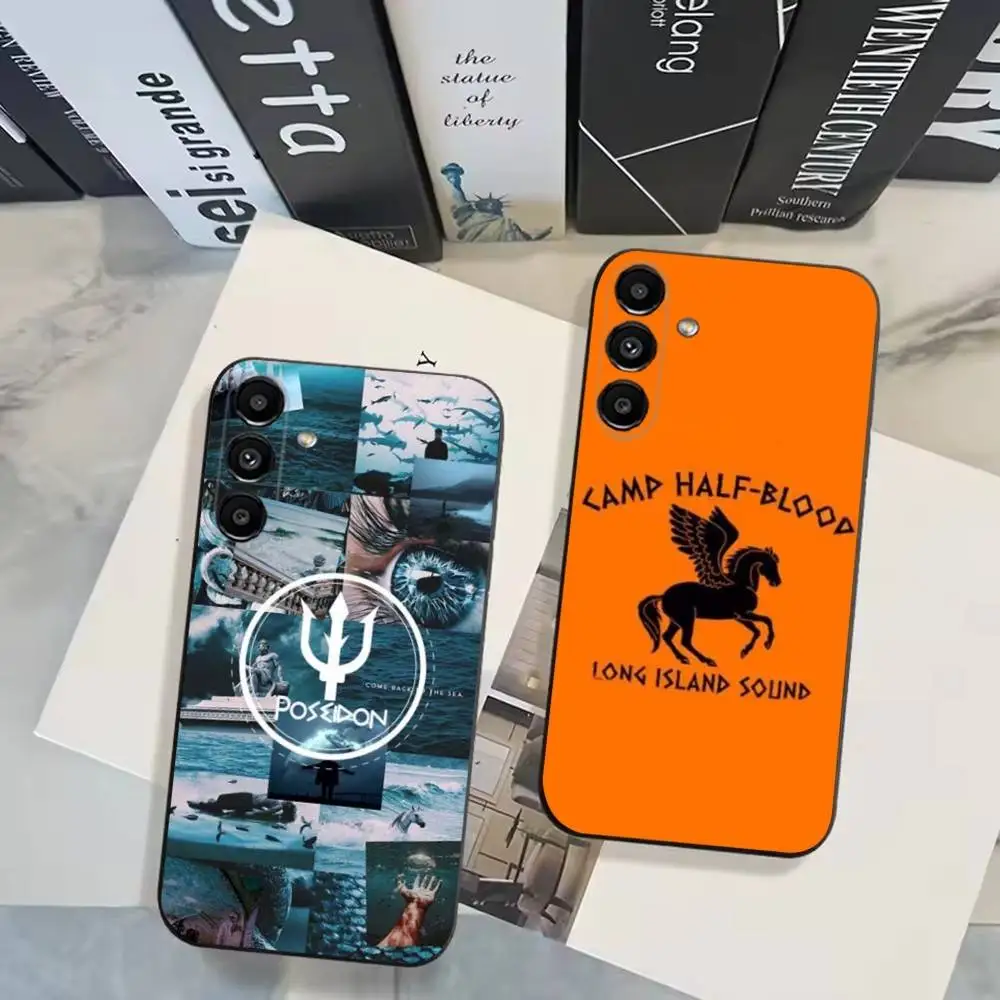 

P-Percy Jackson Phone Case For Samsung Galaxy A20,A21s,A22,A31,A32,A52,A53,A72,73,A80 Soft Black Cover
