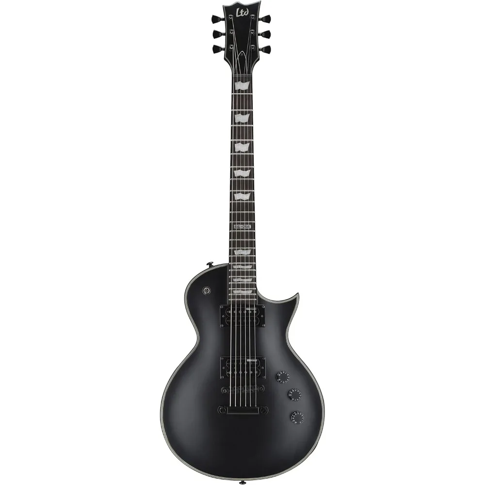 Electric Guitar Black Satin Electric Guitars High Quality Stringed Instruments Musical Sports Entertainment