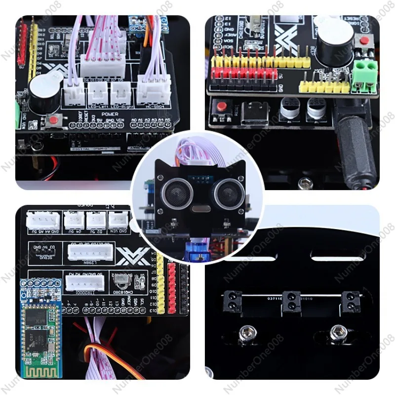 Picture 4: Compatible with Arduino programming robot Smart car kit UNO Bot Bluetooth remote control robot kit